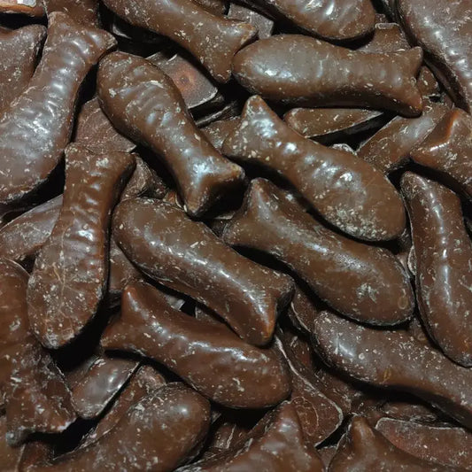 Chocolate Marshmallow Fish (1kg Bag)