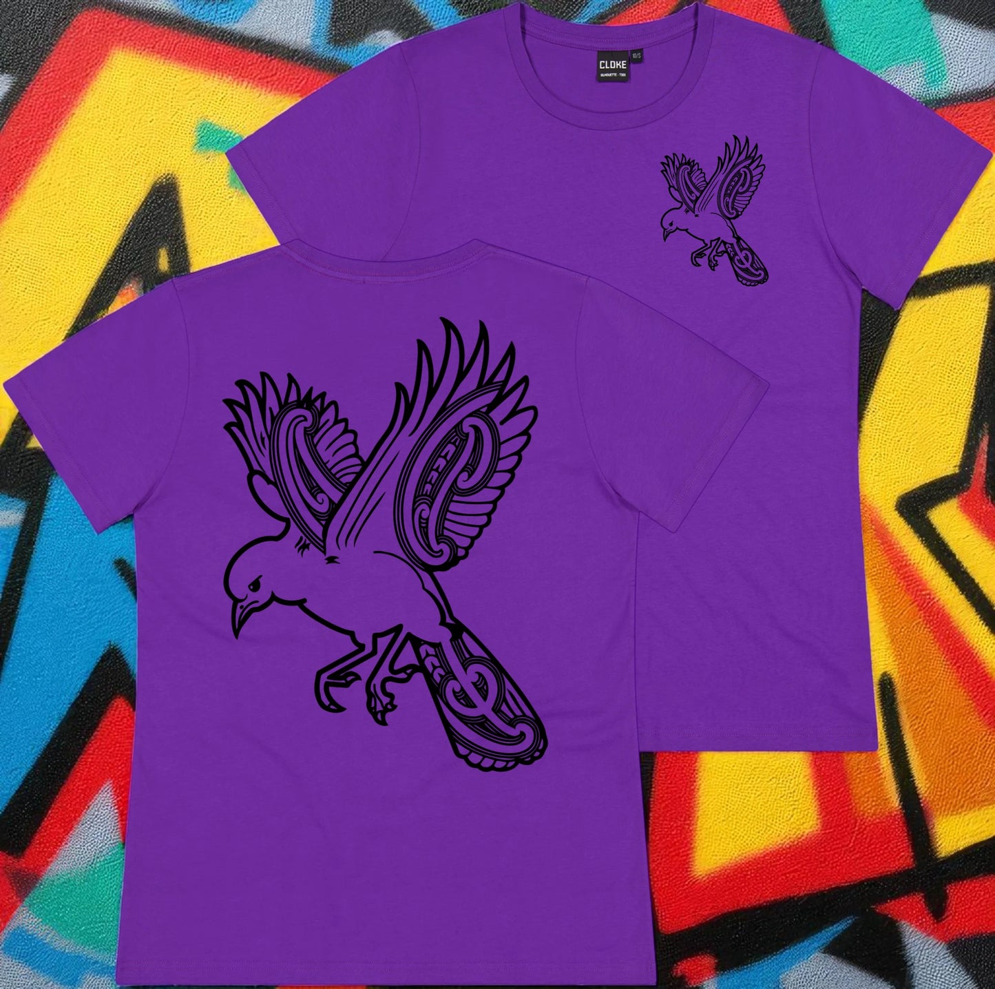Silhouette Vibe Tee – Māori Inspired