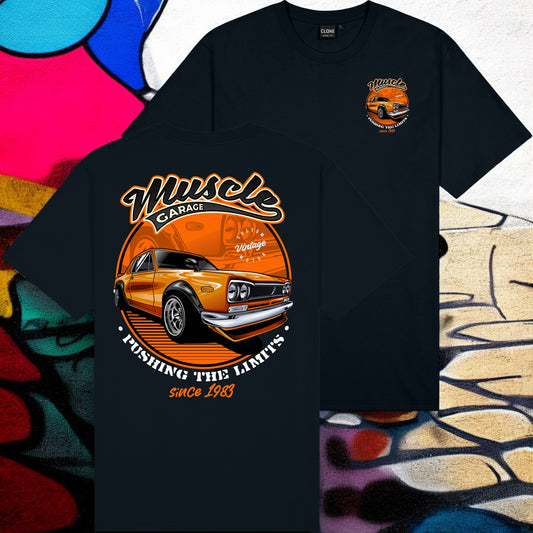 Printed Tees - “Muscle Garage"