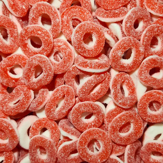 Strawberry Rings (1kg Bag)