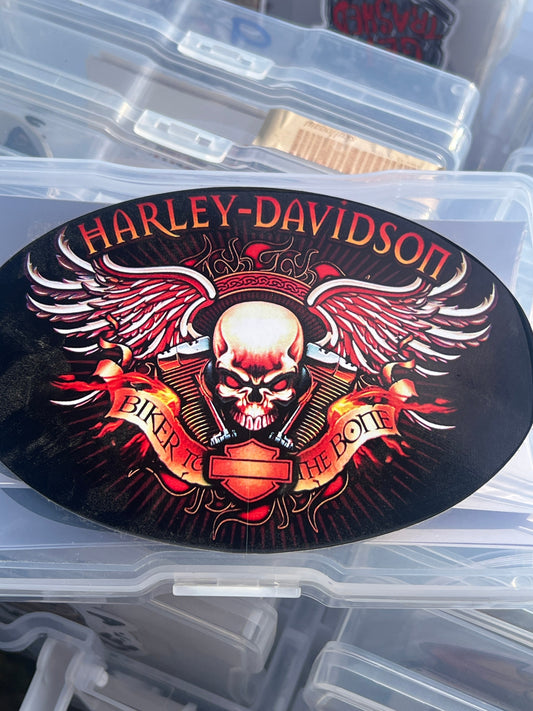 Harley Davidson biker to the bone