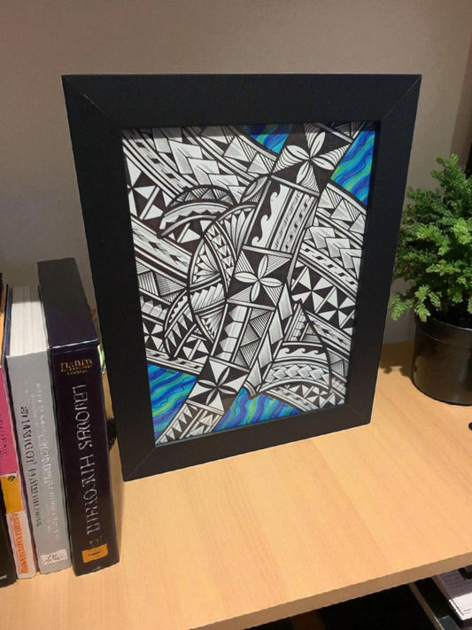 Framed Art piece By Bobby Joe