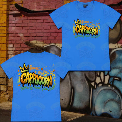 Silhouette Vibe Tee - Zodiac Graffiti Series