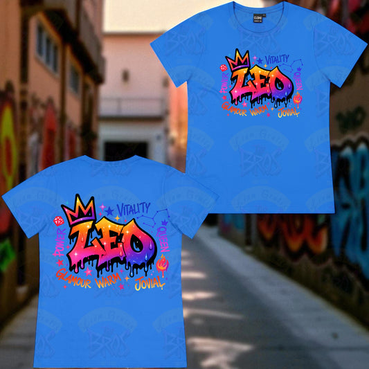 Silhouette Vibe Tee - Zodiac Graffiti Series