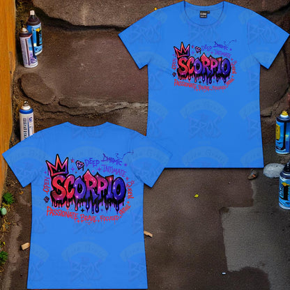 Silhouette Vibe Tee - Zodiac Graffiti Series