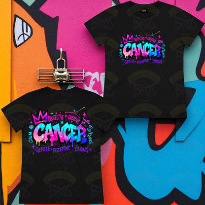 Silhouette Vibe Tee - Zodiac Graffiti Series