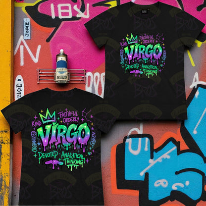 Silhouette Vibe Tee - Zodiac Graffiti Series