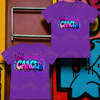 Silhouette Vibe Tee - Zodiac Graffiti Series