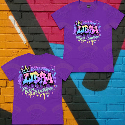 Silhouette Vibe Tee - Zodiac Graffiti Series