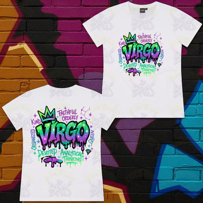 Silhouette Vibe Tee - Zodiac Graffiti Series