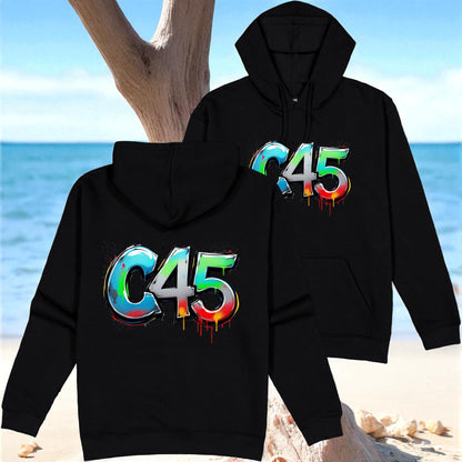 C45 Hoodie - Large Front & Back