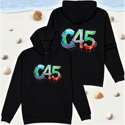 C45 Hoodie - Large Front & Back