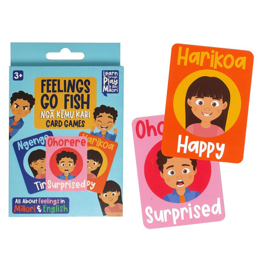 Go Fish Game Te Reo Feelings 40 Cards