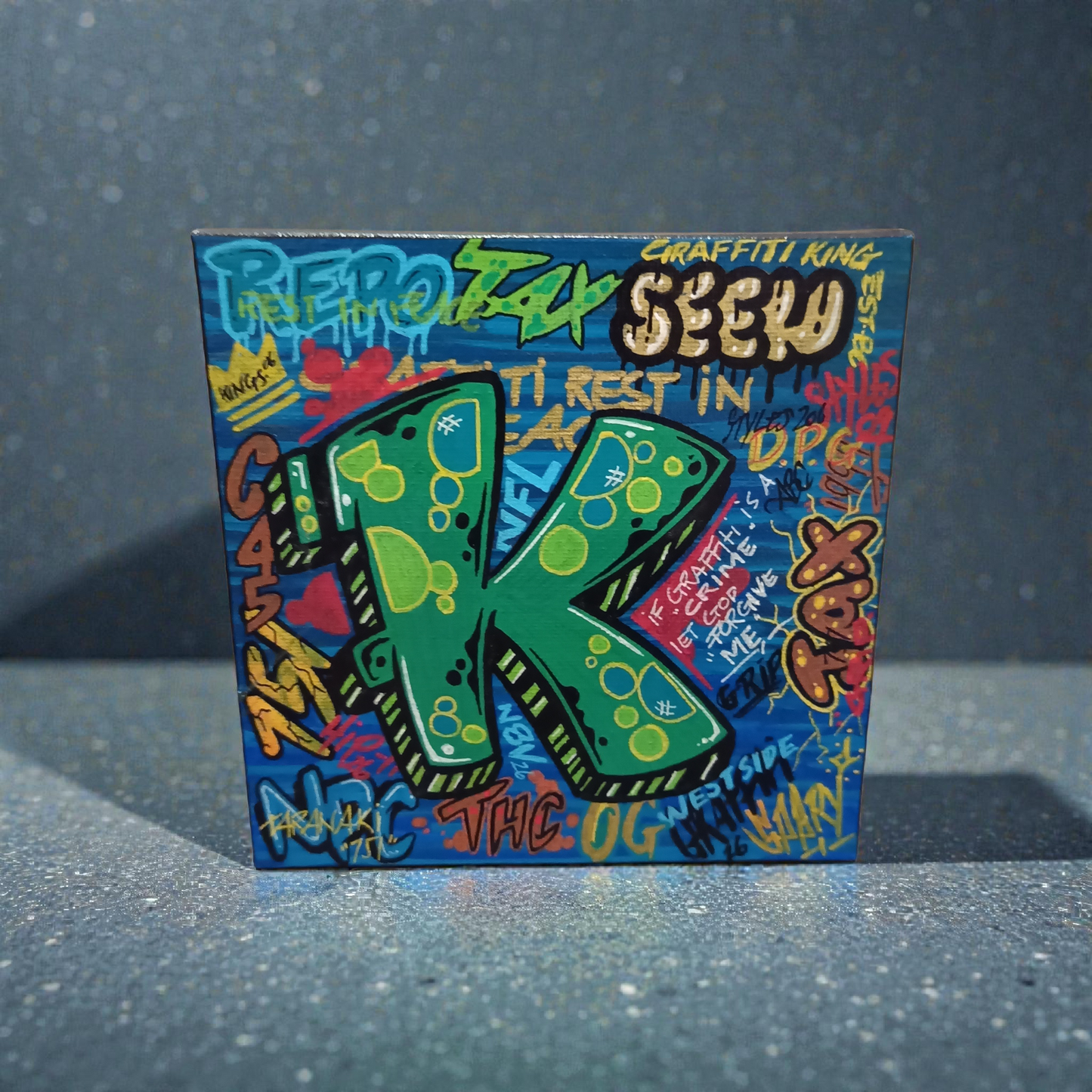 Bobby Jo - Personalized "Initial" Canvas- K