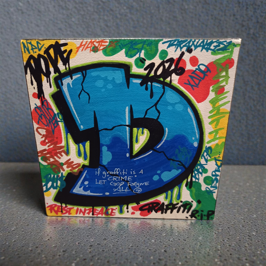 Bobby Jo - Personalized "Initial" Canvas - D