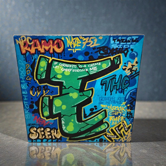 Bobby Jo - Personalized "Initial" Canvas - E