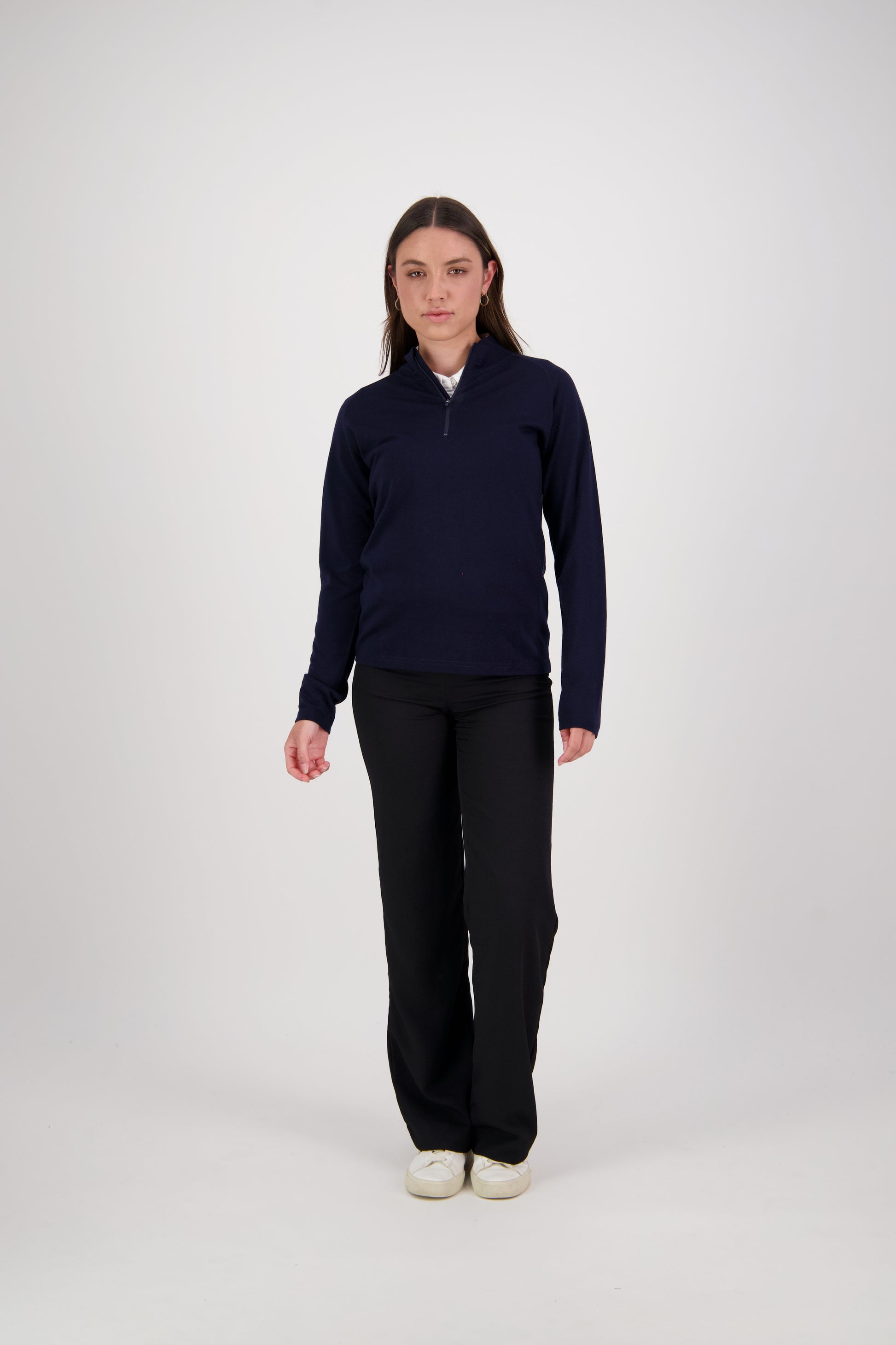 Alpine Merino 1/2 Zip - Womens - Liam Gratis - Arts and Crafts