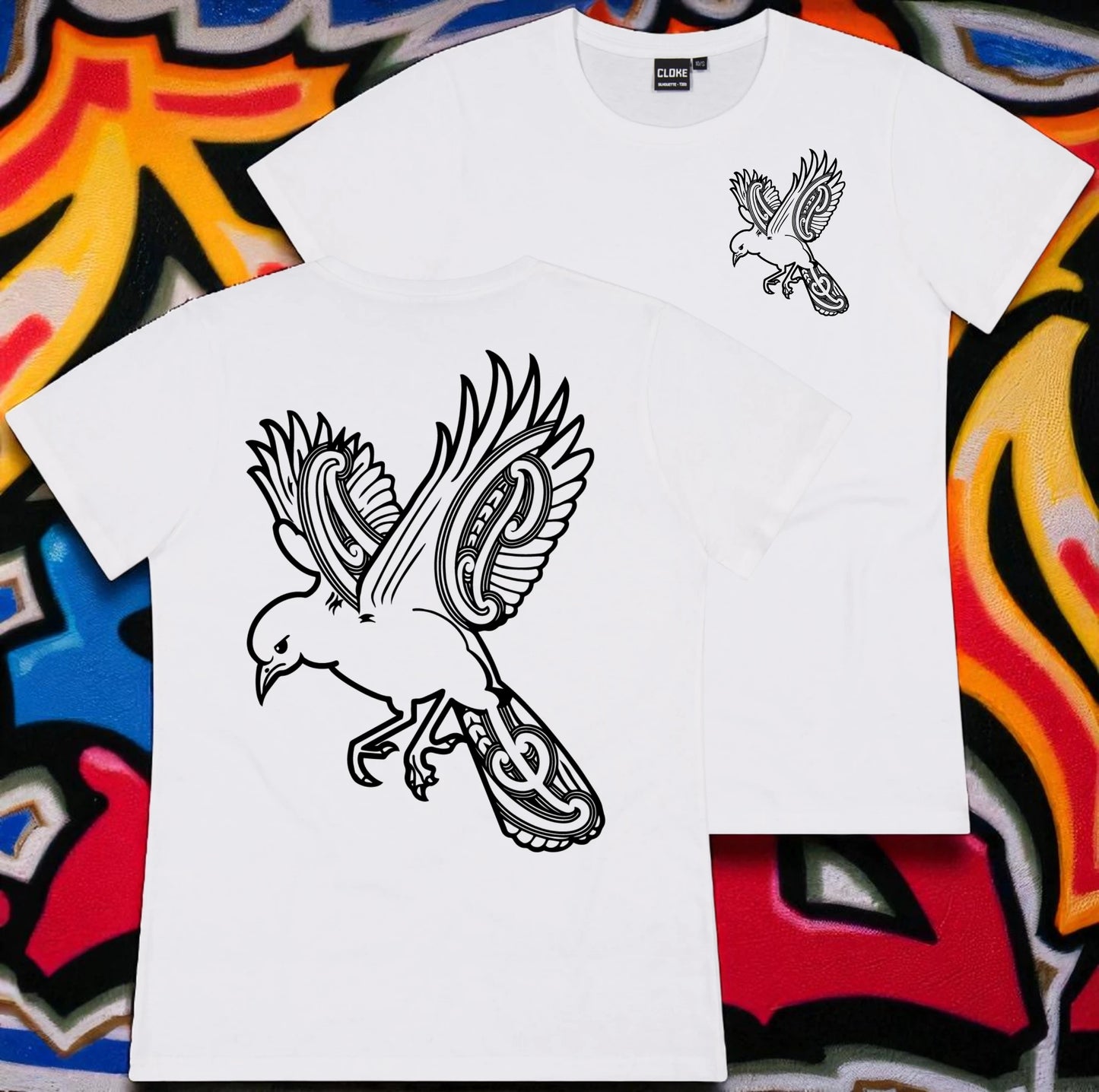 Silhouette Vibe Tee – Māori Inspired