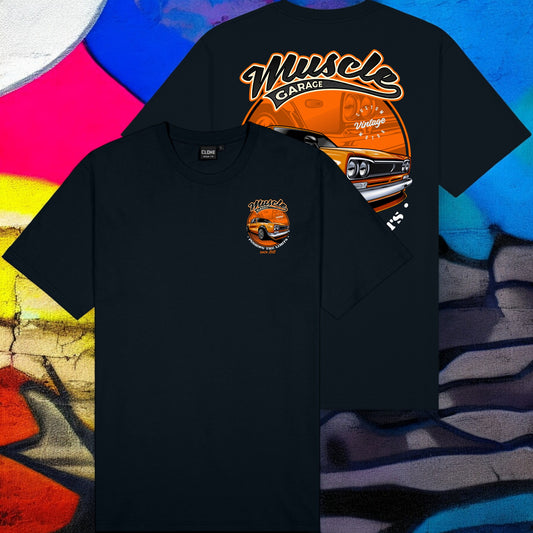 Printed Tees - “Muscle Garage"
