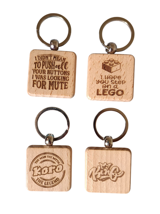 Wooden Keychains - Liam Gratis - Arts and Crafts