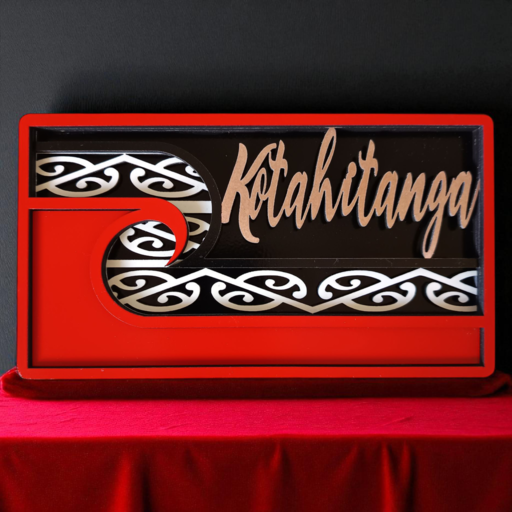 Layered Tino Rangatiratanga Flag - Liam Gratis - Arts and Crafts