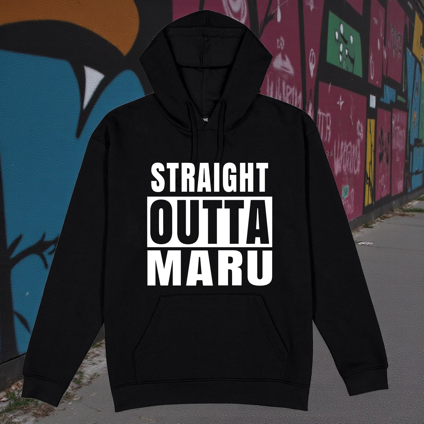 Custom Hoodie - Straight Outta Maru