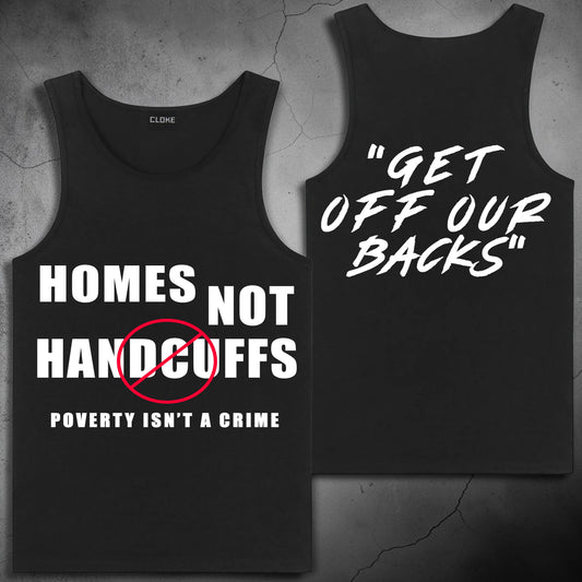 Homes Not Handcuffs Singlet