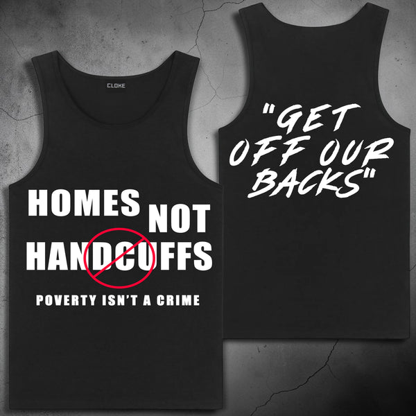 Homes Not Handcuffs Singlet