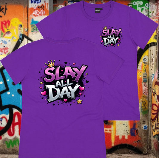 Women’s Tee – Vibe Series "Slay All Day"