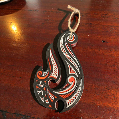 Taonga Hook Māori Inspired Layered Wall Art