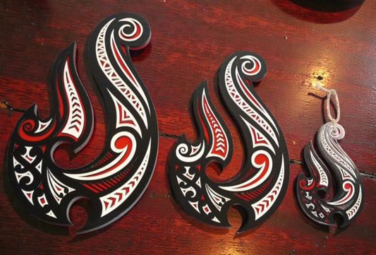 Taonga Hook Māori Inspired Layered Wall Art