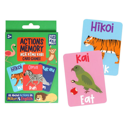 Memory Game Te Reo Actions 40 Cards