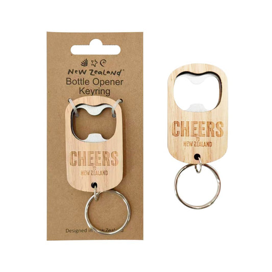 Bottle Opener Keyring Cheers to NZ