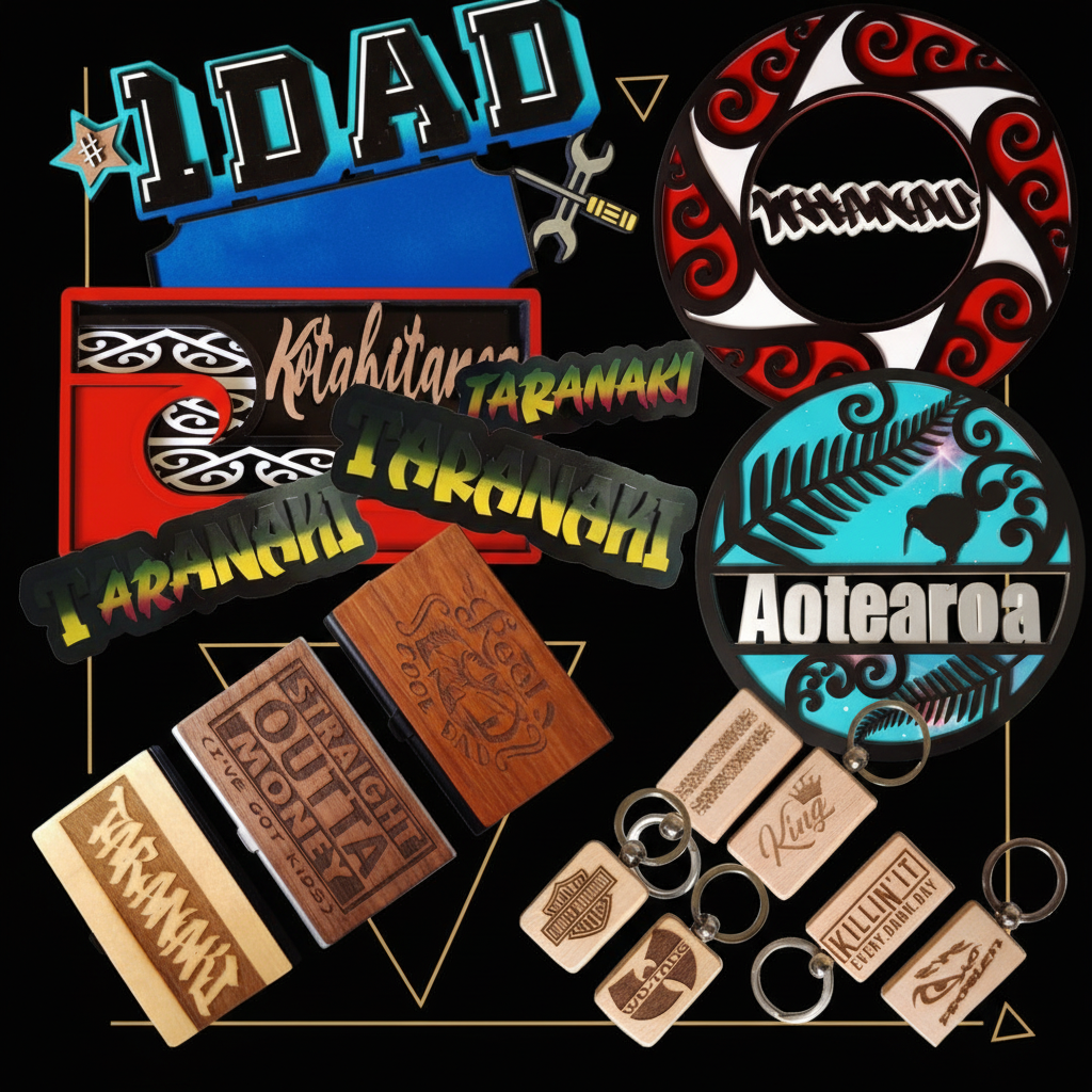 Custom Services Laser Art Collage