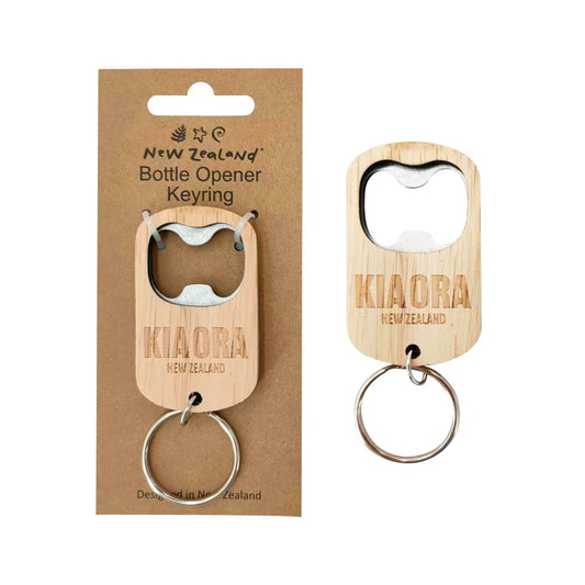 Bottle Opener Keyring Kia Ora