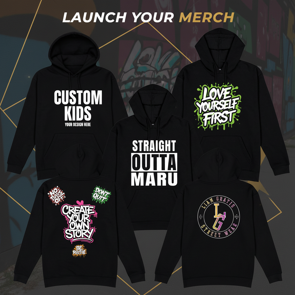 Launch Your Merch Collage