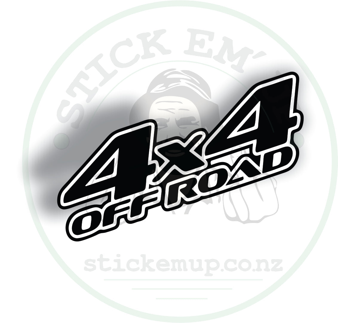 4X4 offroad  decal or sticker