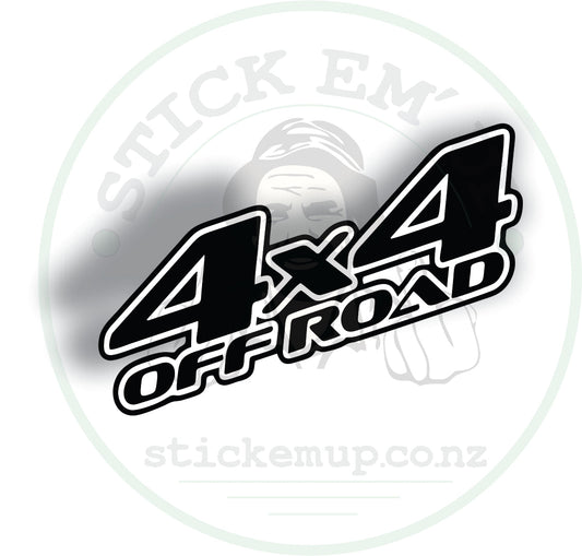 4X4 offroad  decal or sticker